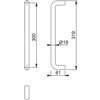 Hoppe AR2616/300BF SSS D Shape Pull Handle
