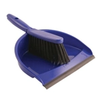 Blue Plastic Dust Pan & Brush Set 59076