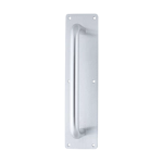 Hoppe AR205/300FF-P SAA 375mm Plate - pull handle on plate Hoppe AR205/300FF-P SAA 375mm Plate - pull handle on plate