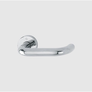 HOPPE EX138Z/42 (AR361/60)-SP Polished Stainless Steel Lever on 6mm rose Sprung