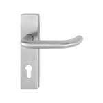Hoppe E138F/202K-A4 (AR361/13-72) Handle Sets Euro 72mm Centers On Plate Hoppe E138F/202K-A4 (AR361/13-72) Handle Sets Euro 72mm Centers On Plate
