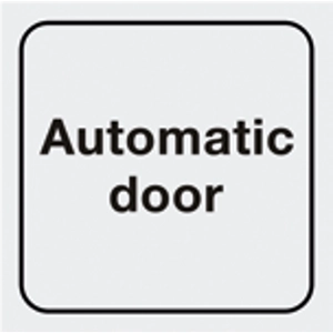 Hoppe ARRONE AR/E-C6038 Door Sign Auto Door Sign Self Adhesive ( 2 x Per Leaf)