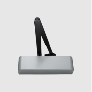 Hoppe Arrone AR1500 SE Door Closer Black Arm/Silver Cover
