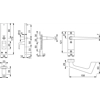 Hoppe AR751/15 Handle Sets Reversible Facility Furniture
