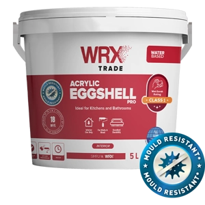 WRX TRADE Eggshell Paint - 5 LT MOQ 6