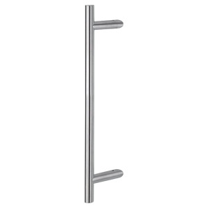 Hoppe AR3625/BB-CR SSS Cranked T bar pull handle ,back-back fixings