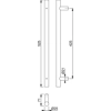 Hoppe AR3625/BF SSS front entrance straight pull handle bolt fix