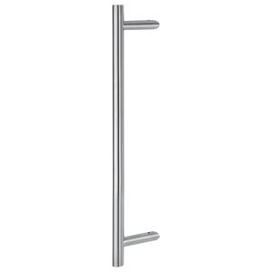 Hoppe AR3626/BF-CR SSS cranked T bar pull handle bolt fixings