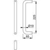 Hoppe AR403/BF PVD straight pull handle bolt fix