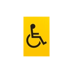 Hoppe AR607D 100mm x 150mm Disabled Sign