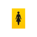 Hoppe AR607F 100mm x 150mm Female Sign