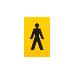 Hoppe AR607M 100mm x 150mm Male Sign