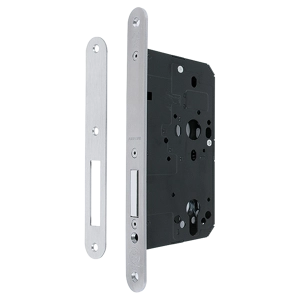 Hoppe ARRONE AR912-R-60 Mortice Deadlock Case Radiused Forend