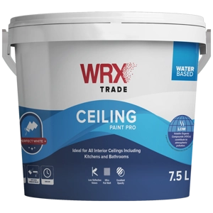 WRX TRADE Ceiling Paint - 7.5 LT White MOQ 6