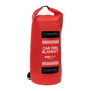 Firechief FCB68S Single Use Car Fire Blanket 6.0m x 8.0m with Red Backpack