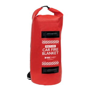 Firechief FCB68M Multi Use Car Fire Blanket 6.0m x 8.0m with Red Backpack