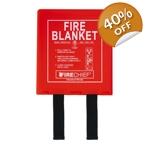 Firechief BPR2/K100-P 1.2 x 1.2m Fire Blanket, Rigid Case Firechief BPR2/K100-P 1.2 x 1.2m Fire Blanket, Rigid Case