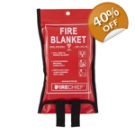 Firechief SVB1/K100-P 1.1 x 1.1m Fire Blanket, Soft Case Firechief SVB1/K100-P 1.1 x 1.1m Fire Blanket, Soft Case