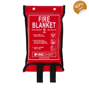 Firechief SVB2/K100-P 1.2 x 1.2m Fire Blanket, Soft Case