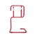 Firechief SVS2/RED Tubular Double Stand - Red Firechief SVS2/RED Tubular Double Stand - Red