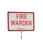 Firechief TFW1/Red Telescopic Fire Warden Sign Firechief TFW1/Red Telescopic Fire Warden Sign