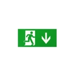 Firechief FEBL-D Exit Box Legend - Down Arrow Firechief FEBL-D Exit Box Legend - Down Arrow
