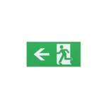 Firechief FEBL-L Exit Box Legend - Left Arrow Firechief FEBL-L Exit Box Legend - Left Arrow