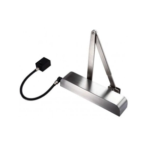 Firechief GDC9880 Anti-slam Electromagnetic 24v Hold Open/Swing Free Door Closer-Silver Finish