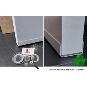 FrameFit Bottom Door Seal FD30 Based on Leaving a Maximum 8mm Gap