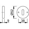 Hoppe K15S (AR600/30) K15S Handle Sets Blind Escutcheon