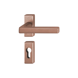 Hoppe M1643/844P/844PS Profile Door Handles - Dallas Lever Complete With Euro Escutcheons