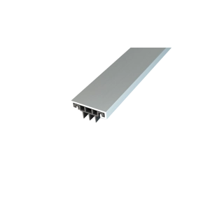 Norseal NORSOUND NOR850 door bottom seal 30x14mm SATIN SILVER