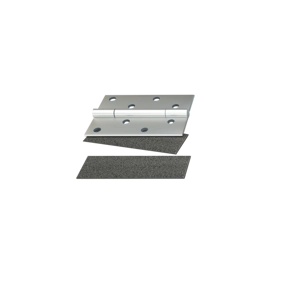 Norseal  NORSOUND NOR910-100X30 1mm Graphite Hinge Pads 100x30mm with SA