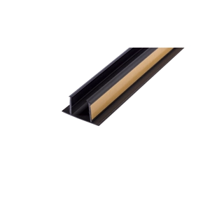 Norseal Pyroplex Pyrfg1Hr/Blk 60Min Glazing System Black 2100Mm (3Part)