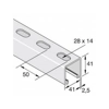 Unistrut 41x41 Slotted Channel 6m
