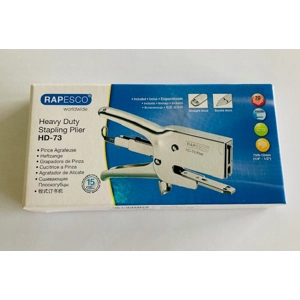 Rapesco 1169 Heavy Duty HD-73 Staple Plier, Uses Type 73 / 6 - 12 mm Staples, Silver