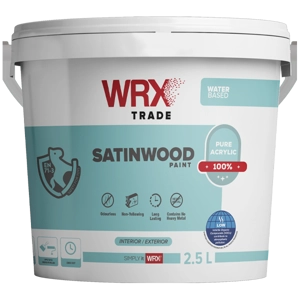WRX TRADE Satinwood Paint 2.5 LT MOQ 6