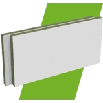 FSI Plain Un-Coated Shuttering 1200 x 600 x 50mm Batt FSI Plain Un-Coated Shuttering 1200 x 600 x 50mm Batt