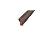 Norseal WBF-2.4B Weather bar 2400mm BROWN open flipper Norseal WBF-2.4B Weather bar 2400mm BROWN open flipper