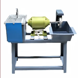 Double-Head Gemstone Cutting & Polishing Machine for Lapidary Work