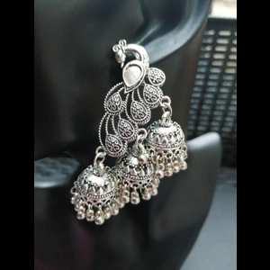Silver Drop Earring