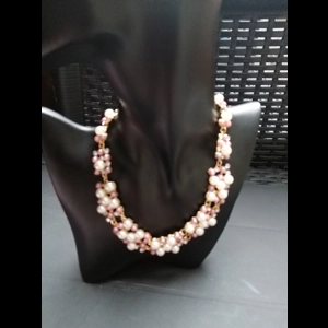 Necklace Faux Pearl Ear..