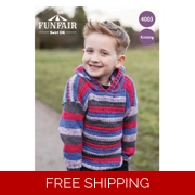 Emu Funfair DK Swirl Hooped child's hoodie  4003 (Digital Pattern Download)