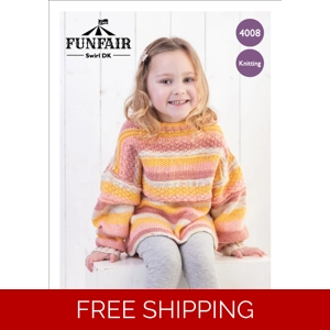 Childs Guernsey Sweater in Emu Funfair Swirl 4008 (Digital..
