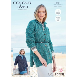 Stylecraft ColourTwist DK Jacket Pattern 9921