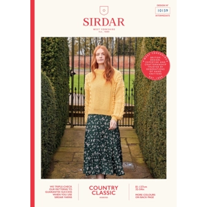 Sirdar Country Classic Worsted/Aran Jumper pattern 10159