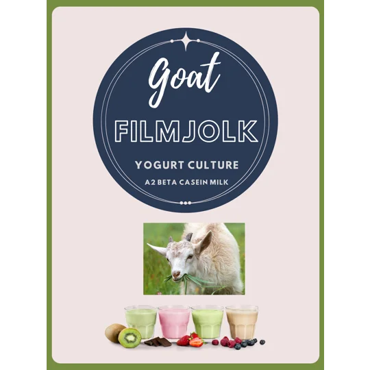 Filmjolk Goat Yogurt Starter. Mesophilic Yogurt Culture