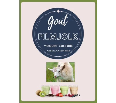 Filmjolk Goat Yogurt Starter. Mesophilic Yogurt Culture