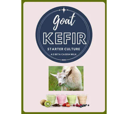 PURE GOAT KEFIR Starter 5 Sachets. Nutritious Probiotic Kefir Drink