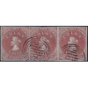 1855 Second London Printing 5 centavos  (Sc. 8; Mi. 1IY) ex Hubbard